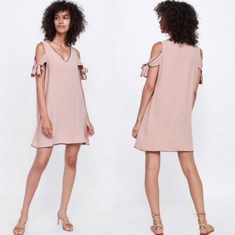 Zara  Flowy Tunic Mini Dress NWT